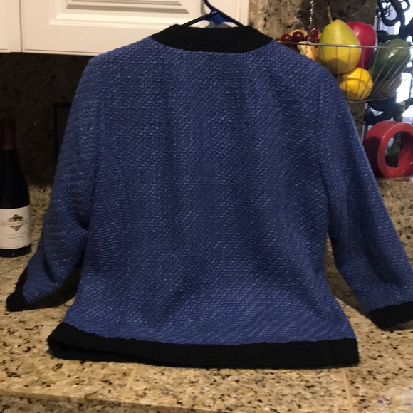 Blue/Black Blazer/Suiting Jacket - Picture 5 of 5